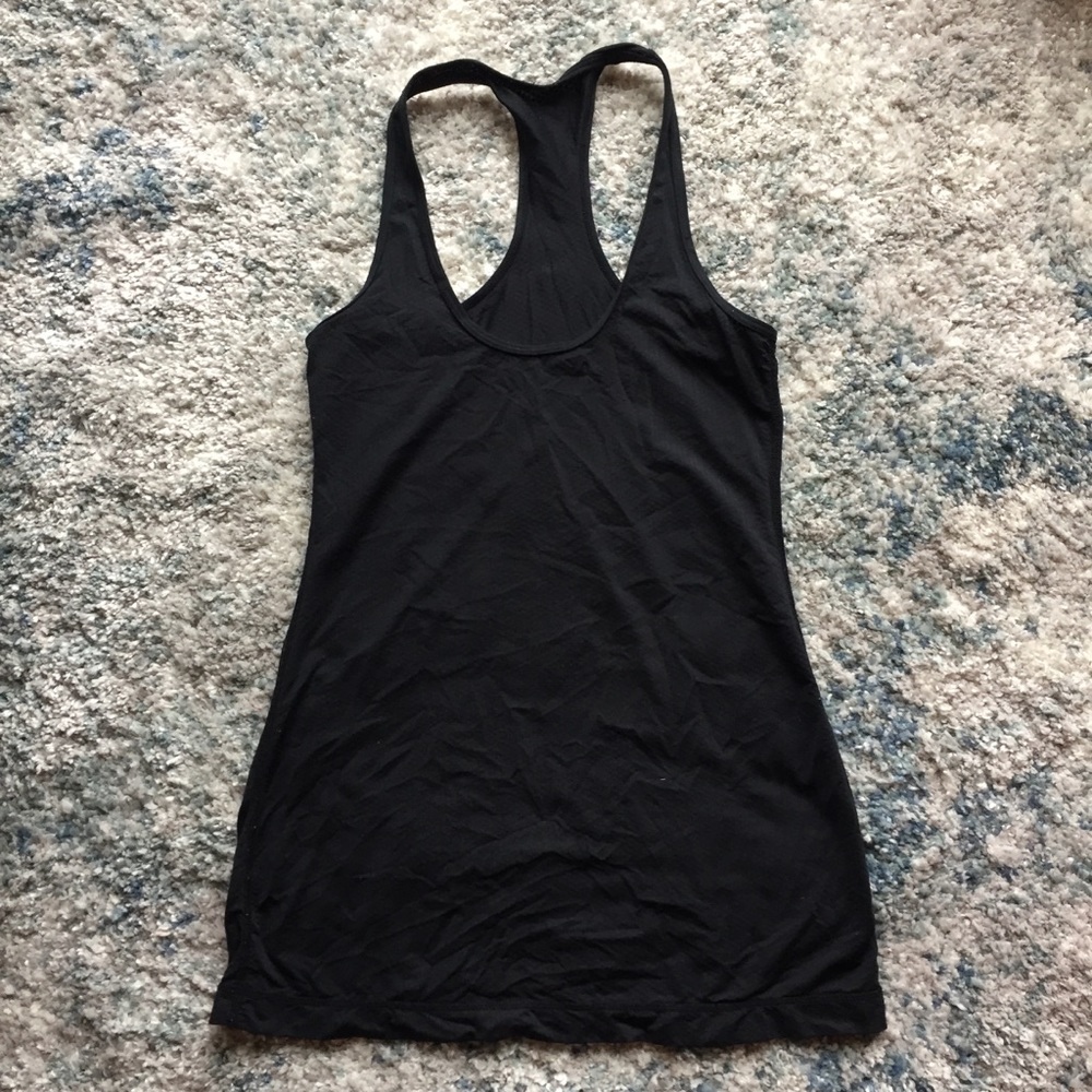 Lululemon Black Razorback Tank